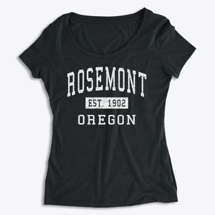 Rosemont Oregon Classic Established Women's Premium Scoop Neck