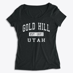 Gold Hill Utah Classic Established Women's Premium Scoop Neck