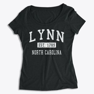 Lynn North Carolina Classic Established Women's Premium Scoop Neck