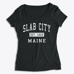 Slab City Maine Classic Established Women's Premium Scoop Neck