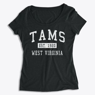 Tams West Virginia Classic Established Women's Premium Scoop Neck