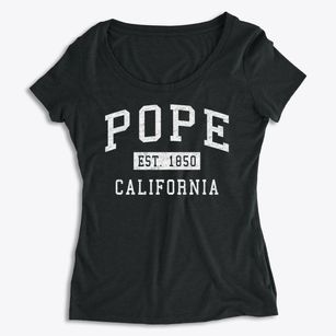Pope California Classic Established Women's Premium Scoop Neck