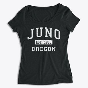 Juno Oregon Classic Established Women's Premium Scoop Neck