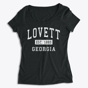Lovett Georgia Classic Established Women's Premium Scoop Neck
