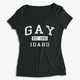 Gay Idaho Classic Established Women's Premium Scoop Neck