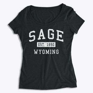 Sage Wyoming Classic Established Women's Premium Scoop Neck