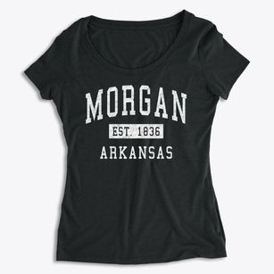 Morgan Arkansas Classic Established Women's Premium Scoop Neck
