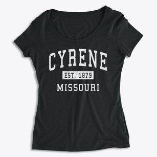 Cyrene Missouri Classic Established Women's Premium Scoop Neck