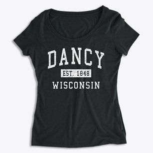 Dancy Wisconsin Classic Established Women's Premium Scoop Neck