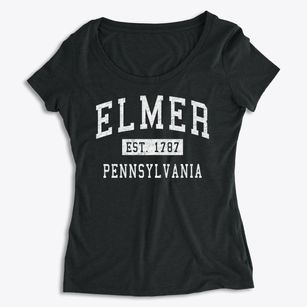 Elmer Pennsylvania Classic Established Women's Premium Scoop Neck
