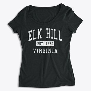 Elk Hill Virginia Classic Established Women's Premium Scoop Neck