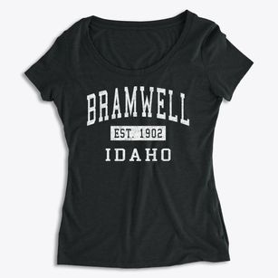 Bramwell Idaho Classic Established Women's Premium Scoop Neck