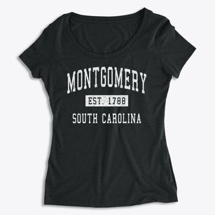 Montgomery South Carolina Classic Established Women's Premium Scoop Neck