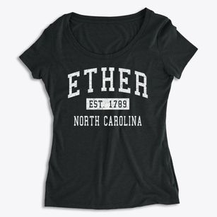 Ether North Carolina Classic Established Women's Premium Scoop Neck
