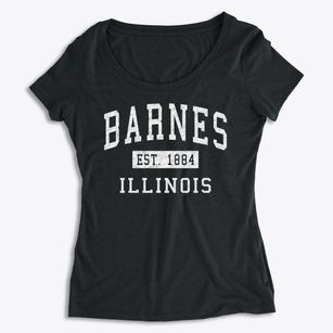 Barnes Illinois Classic Established Women's Premium Scoop Neck