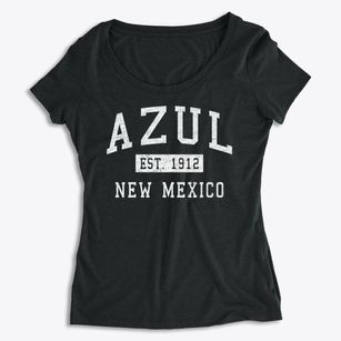 Azul New Mexico Classic Established Women's Premium Scoop Neck