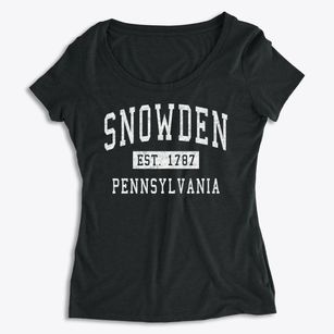 Snowden Pennsylvania Classic Established Women's Premium Scoop Neck
