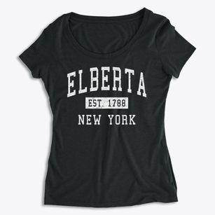 Elberta New York Classic Established Women's Premium Scoop Neck