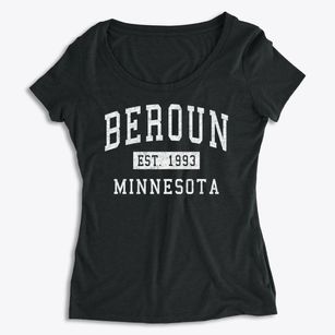 Beroun Minnesota Classic Established Women's Premium Scoop Neck