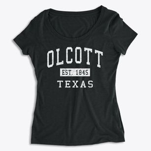 Olcott Texas Classic Established Women's Premium Scoop Neck