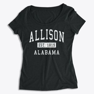 Allison Alabama Classic Established Women's Premium Scoop Neck