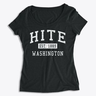 Hite Washington Classic Established Women's Premium Scoop Neck