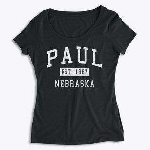 Paul Nebraska Classic Established Women's Premium Scoop Neck