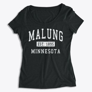 Malung Minnesota Classic Established Women's Premium Scoop Neck