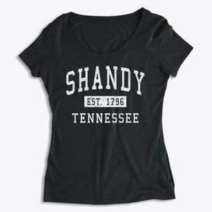 Shandy Tennessee Classic Established Women's Premium Scoop Neck