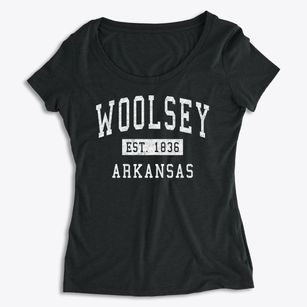 Woolsey Arkansas Classic Established Women's Premium Scoop Neck