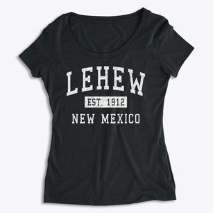 Lehew New Mexico Classic Established Women's Premium Scoop Neck