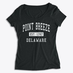 Point Breeze Delaware Classic Established Women's Premium Scoop Neck