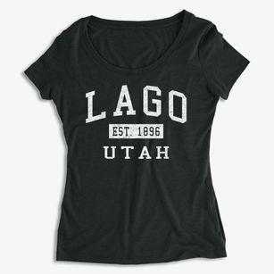 Lago Utah Classic Established Women's Premium Scoop Neck