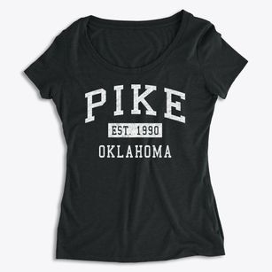 Pike Oklahoma Classic Established Women's Premium Scoop Neck