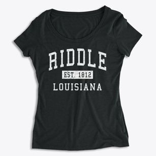 Riddle Louisiana Classic Established Women's Premium Scoop Neck