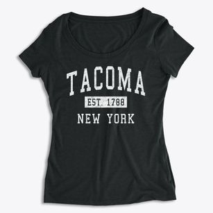 Tacoma New York Classic Established Women's Premium Scoop Neck