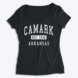 Camark Arkansas Classic Established Women's Premium Scoop Neck