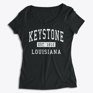 Keystone Louisiana Classic Established Women's Premium Scoop Neck