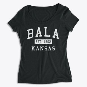 Bala Kansas Classic Established Women's Premium Scoop Neck
