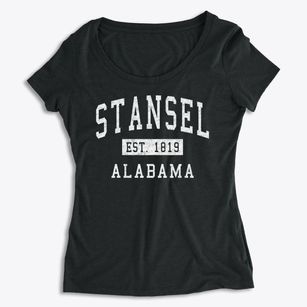 Stansel Alabama Classic Established Women's Premium Scoop Neck