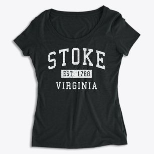Stoke Virginia Classic Established Women's Premium Scoop Neck