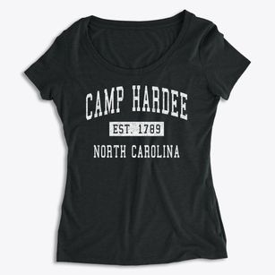 Camp Hardee North Carolina Classic Established Women's Premium Scoop Neck