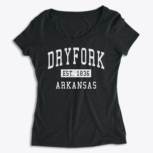 Dryfork Arkansas Classic Established Women's Premium Scoop Neck