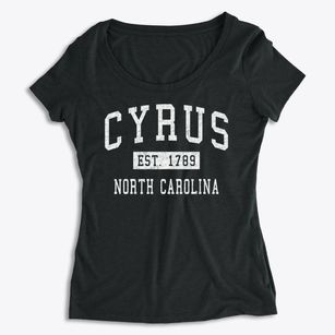 Cyrus North Carolina Classic Established Women's Premium Scoop Neck
