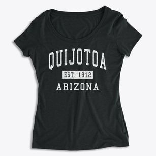 Quijotoa Arizona Classic Established Women's Premium Scoop Neck
