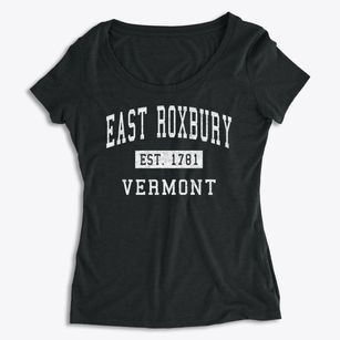 East Roxbury Vermont Classic Established Women's Premium Scoop Neck
