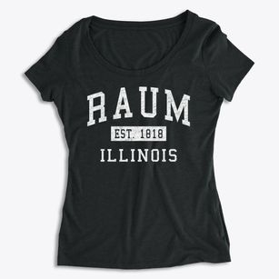 Raum Illinois Classic Established Women's Premium Scoop Neck