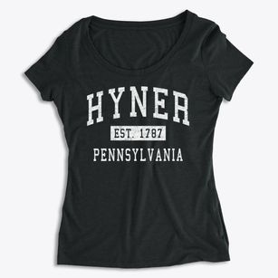 Hyner Pennsylvania Classic Established Women's Premium Scoop Neck