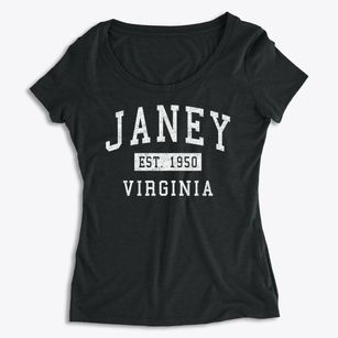 Janey Virginia Classic Established Women's Premium Scoop Neck