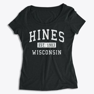 Hines Wisconsin Classic Established Women's Premium Scoop Neck